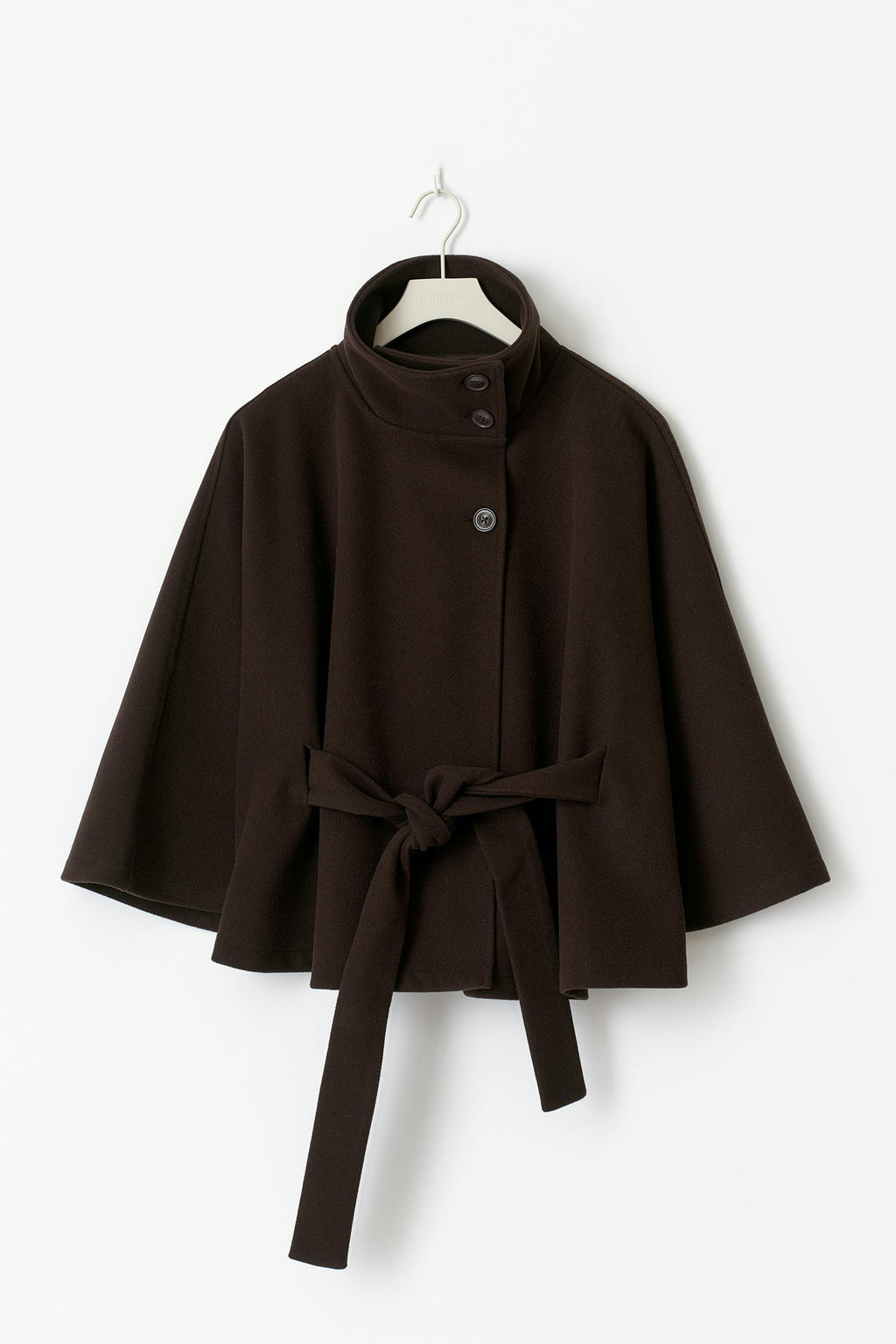 Mia - Chaqueta capa con cinturón